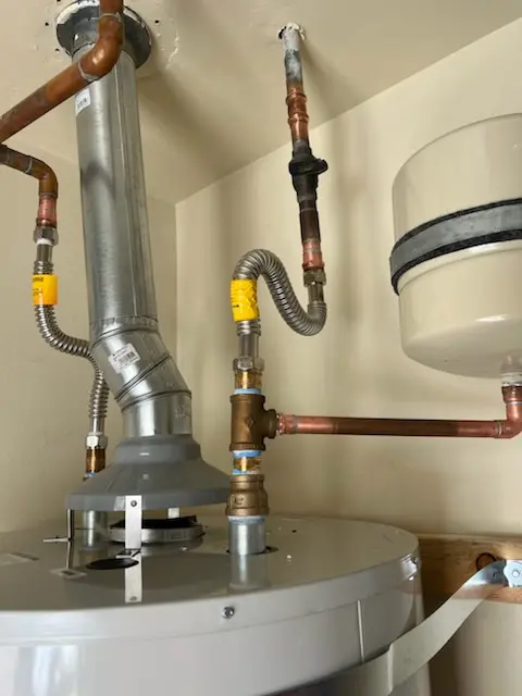 Water heater installation and plumbing repair in Brockway Corner